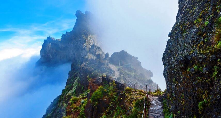 Madeira Itinerário de 7 dias - Lugares a visitar - Vereda Pico Areeiro Pico Ruivo